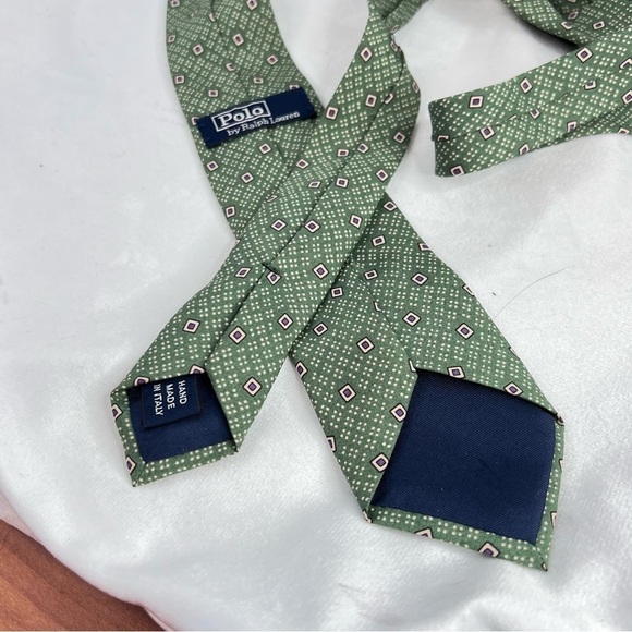 POLO By Ralph Lauren Handsome Men’s Silk Tie Made in Italy - Picture 2 of 6